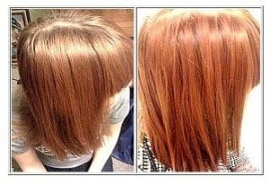 Strawberry red henna for hair on natural red hair