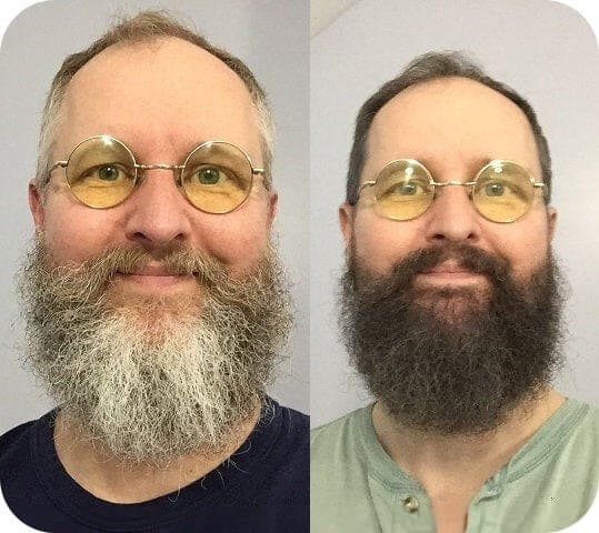 Dave Using Natural Hair And Beard Dye